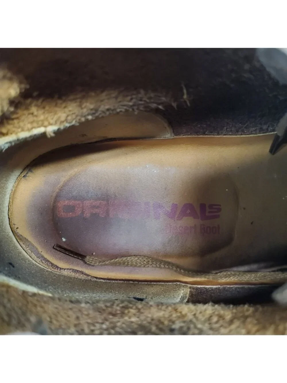 Clarks Shoes Mens Size 11 Brown Leather Originals Desert Chukka Boots *Read*